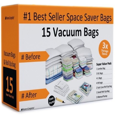 HASTINGS HOME Hastings Home 15 Vacuum Storage Bags, Variety Set 110083CWX